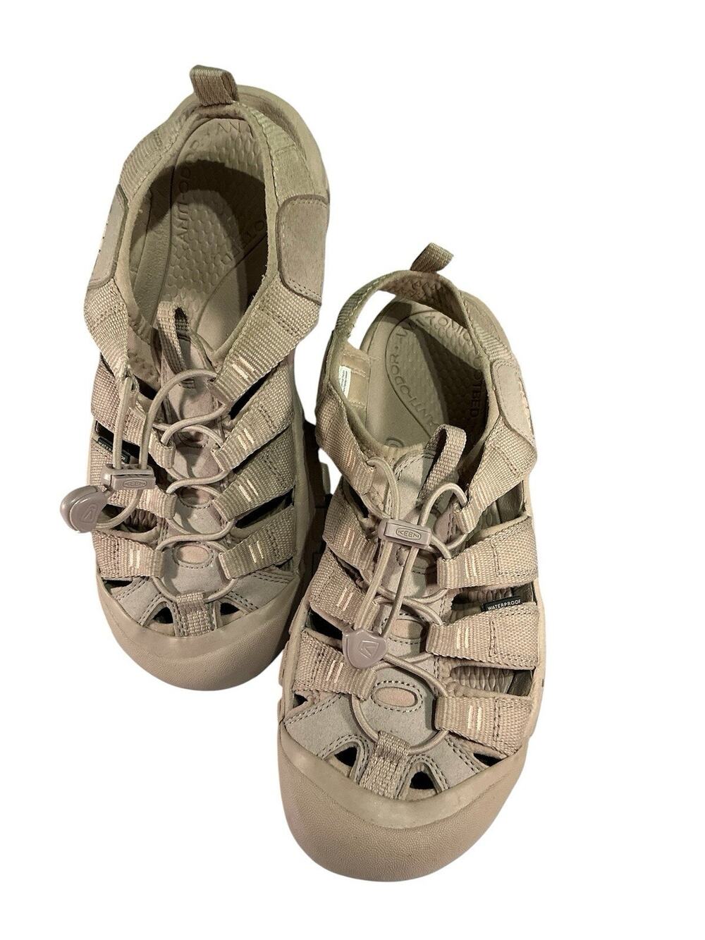 Keen Whisper Waterproof Outdoor Hiking Sandals Shoes Tan & Pink Women’s Size 9